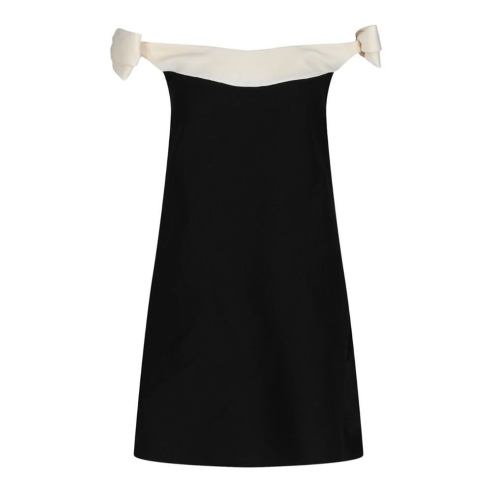 Valentino Crepe Mini Dress Multi Womens